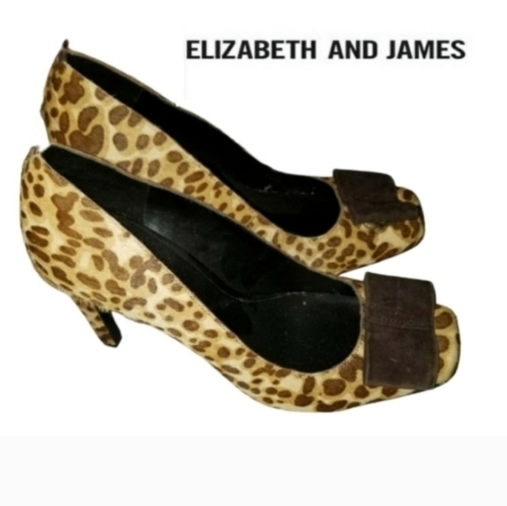 Elizabeth & James Cheetah print Pumps 9.5 - Picture 10 of 12